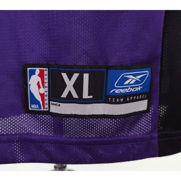 NBA Reebok Sacramento Kings Chris Webber #4 Jersey XL Purple - Picture 6 of 8